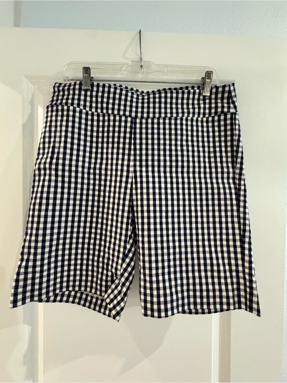 J. McLaughlin Black & White Gingham Women’s Shorts